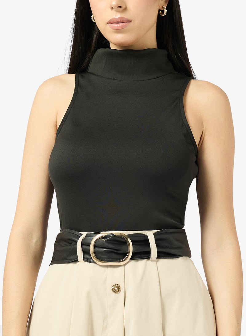 ELLA Colorblock A-line Dress - Image 3